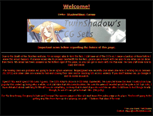 Tablet Screenshot of cg.shadowhime.net